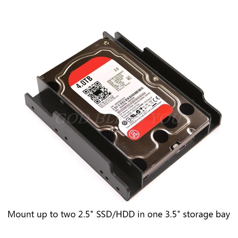Адаптер жесткого диска 2 5 &quotдо 3 5&quot HDD SSD монтажный кронштейн пластиковая