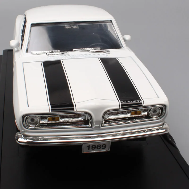 Бренды big 1 18 Plymouth Barracude Chrysler 1969 мускул Металл Авто литой автомобиль весы игрушечные машины для детей подарок