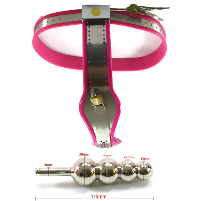 Нержавеющая сталь Пояс верности замок брюки Связывание блокировки устройства