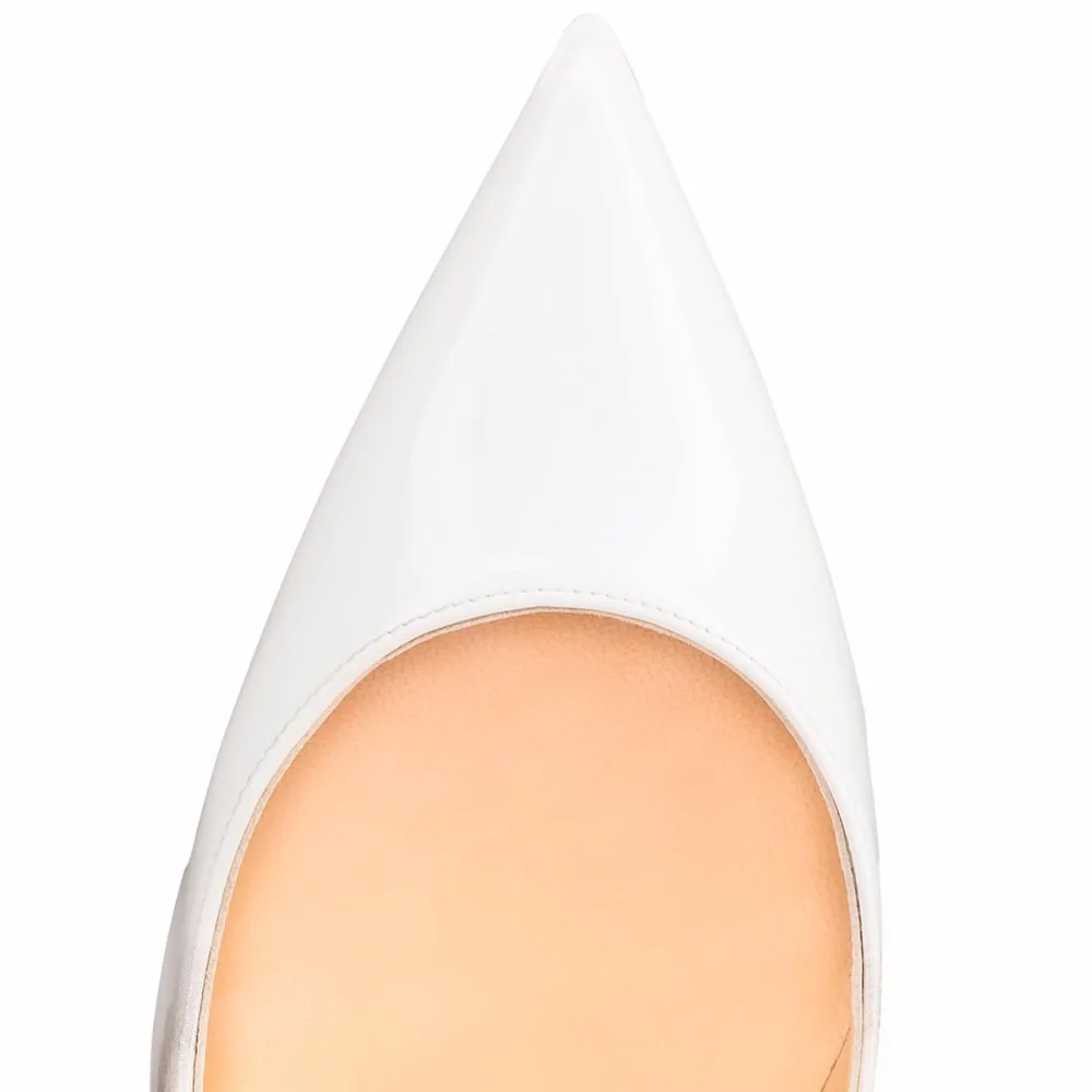 Женские свадебные туфли на высоком каблуке белого цвета с леопардовым принтом