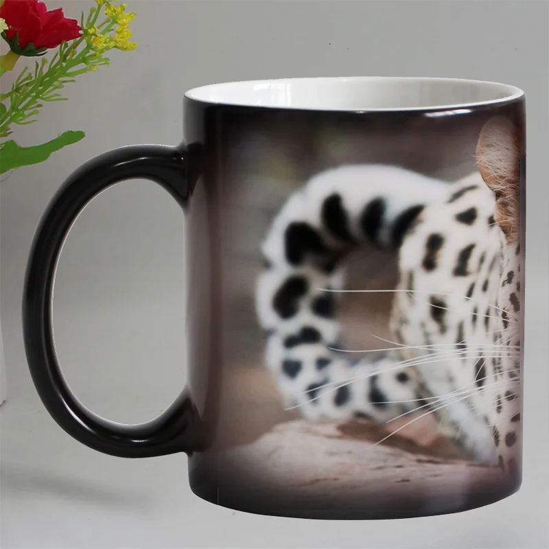 Бесплатная доставка Термочувствительная кофейная кружка с изображением