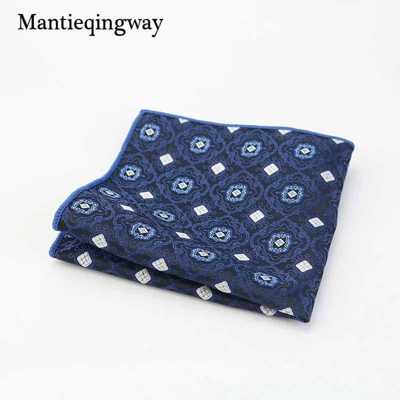 Mantieqingway полосатый Карманный квадратный стиль цветочный и платок с узором пейсли