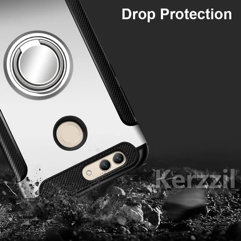 Модный магнитный автомобильный держатель Kerzzil чехол для телефона Huawei P20 Nova 2