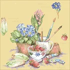 Рукоделие, вышивка крестиком своими руками, наборы для вышивки, наборы для вышивки, 11CT  14CT, клубника с ручками