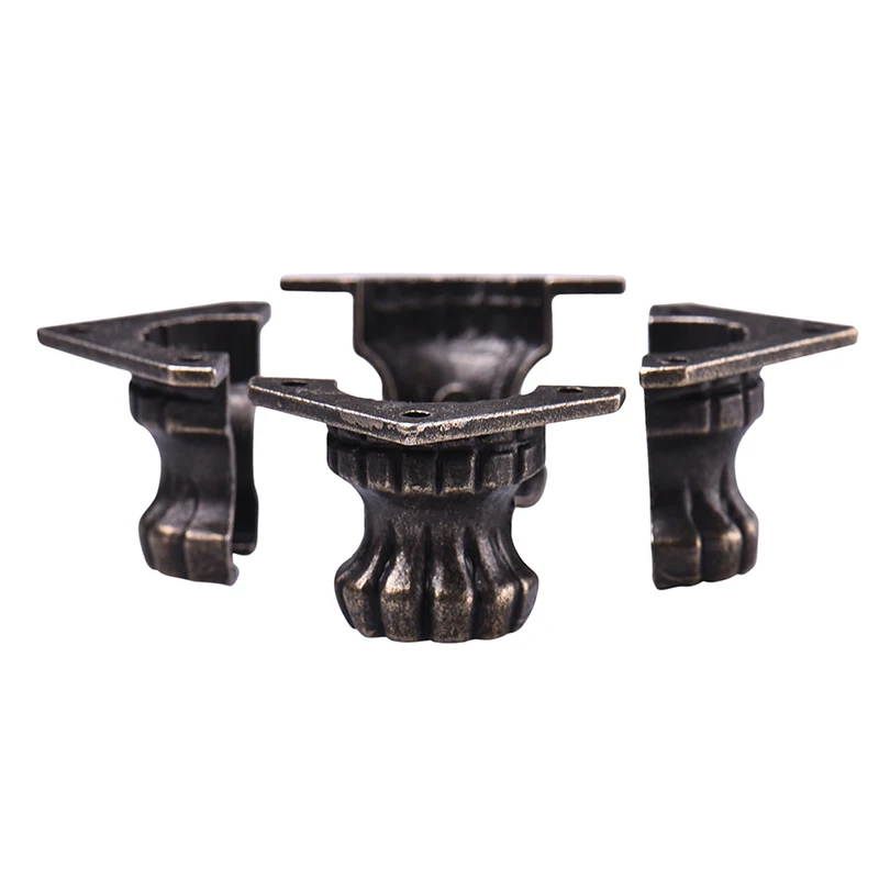 4 шт. античная латунь для ювелирных изделий сундук деревянная коробка