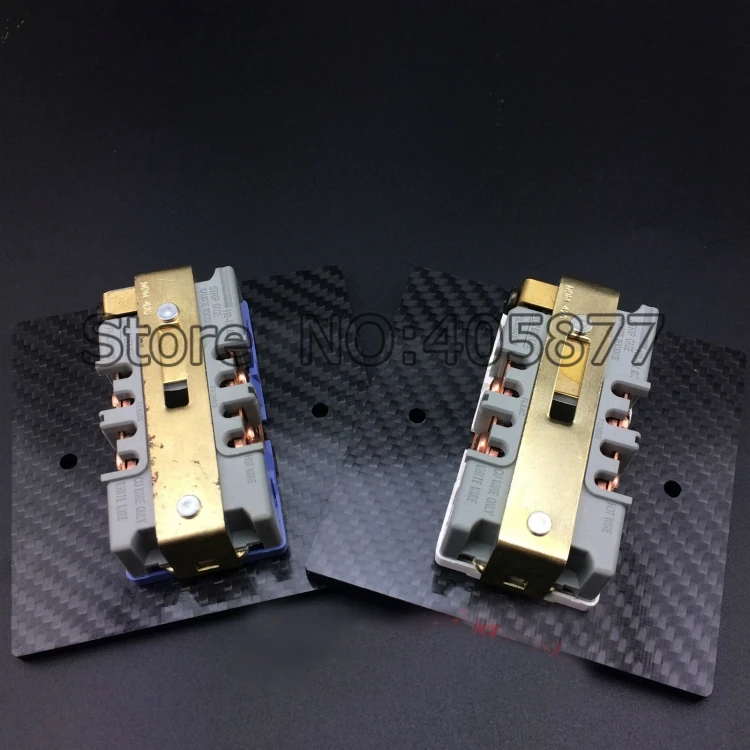 Электрическая дуплексная розетка медное углеродное волокно HIFI|outlet socket|outlet power