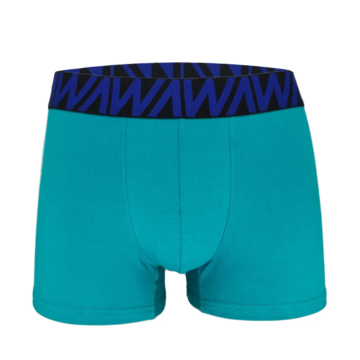 blue striped Уникальный дизайн, дышащие хлопковые боксеры, мужское мягкое нижнее белье, сексуальные трусы, cueca masculina homme marca Boxer calzoncillos - Цвет: blue striped