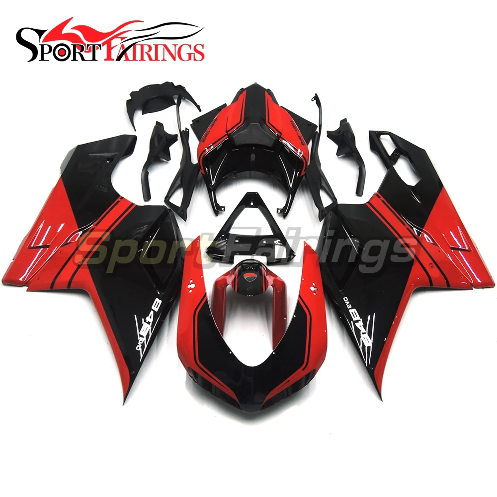 Комплект обтекателей из АБС-пластика для мотоцикла DUCATI 1198 1098 848 2007 2009 2010 2011 2012