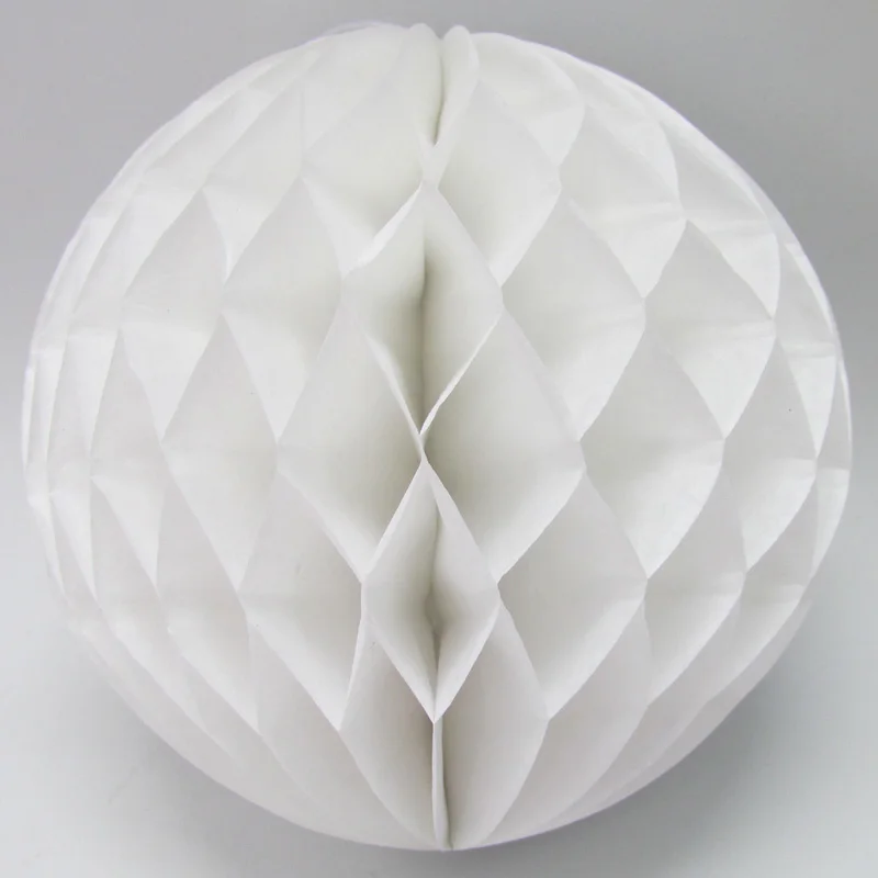 10 шт./лот белая подвесная бумажная сотовая шариковая лампа свадебное украшение|lot
