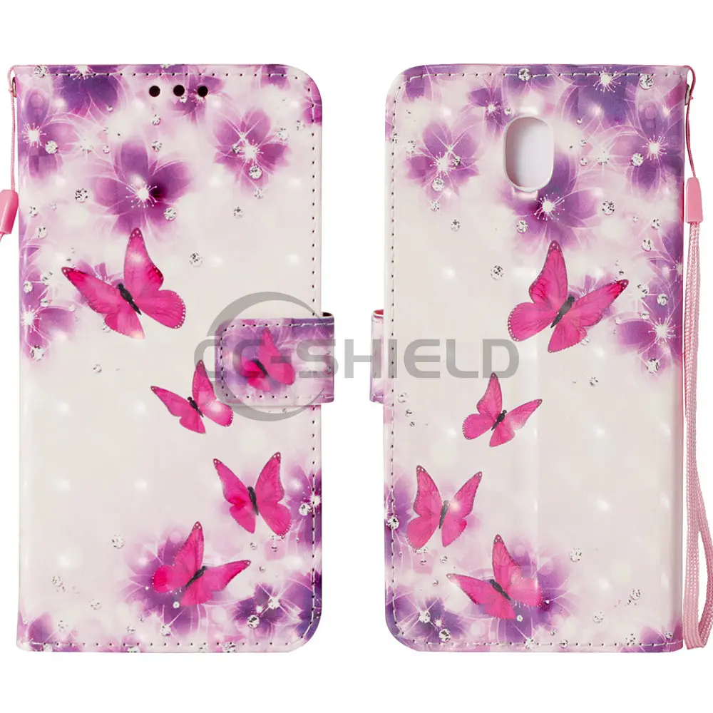 Flip Case for Samsung Galaxy J7 Pro 2017 SM J730 J730GM/DS Phone Leather Cover J 7 SM-J730GM/DS Cases | Мобильные телефоны и