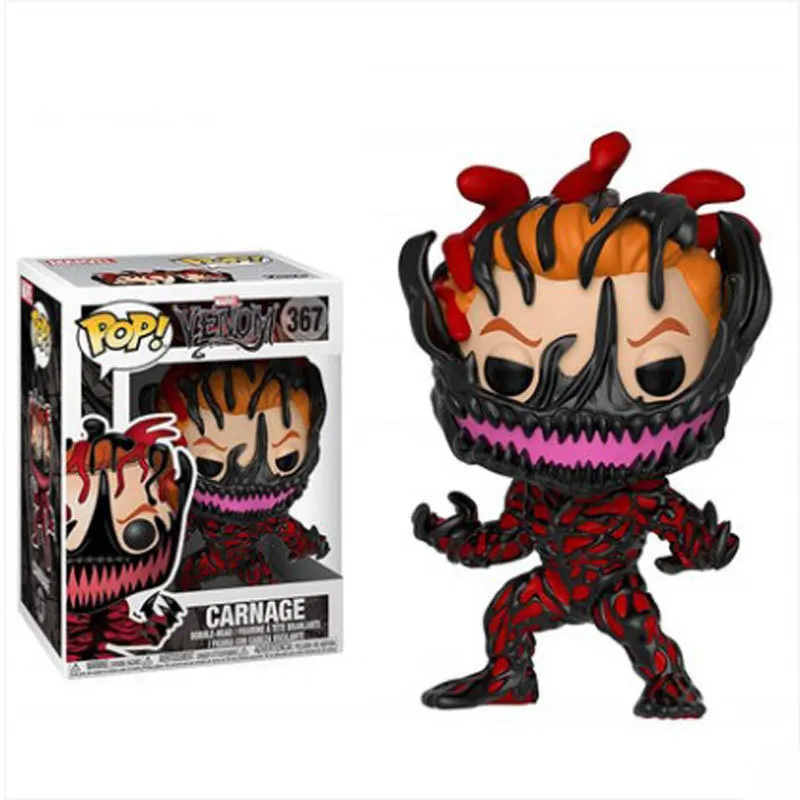 Серый Funko pop Marvel Мстители Carnage веномированный Халк Железный человек Локи Виниловая фигурка Коллекция Модель игрушки для детей подарок - Цвет: Серый