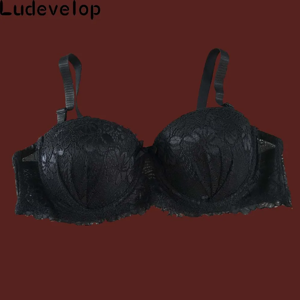 Ludevelop Для женщин пикантные Бюстгальтеры для черный красный синий зеленый Нижнее