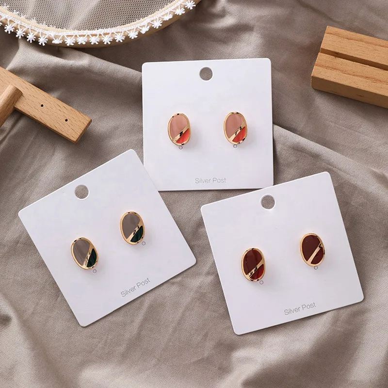 2019 НОВЫЕ геометрические серьги гвоздики с треугольниками для женщин контрастные