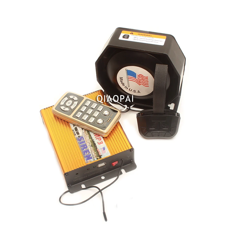 Многоцветный звуковой сигнал музыкальная mp3 плеер Полицейская Автомобильная