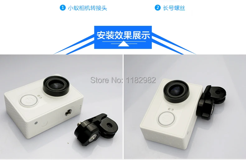 2 шт. штатив для камеры адаптер монопод xiaomi yi SJ4000 sj6000 экшн-камеры Sony
