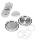 ICafilas 5 шт. силиконовые уплотнительные кольца 5 шт. уплотнительные кольца совместимые с Nespresso многоразовые капсулы из нержавеющей стали для кофе