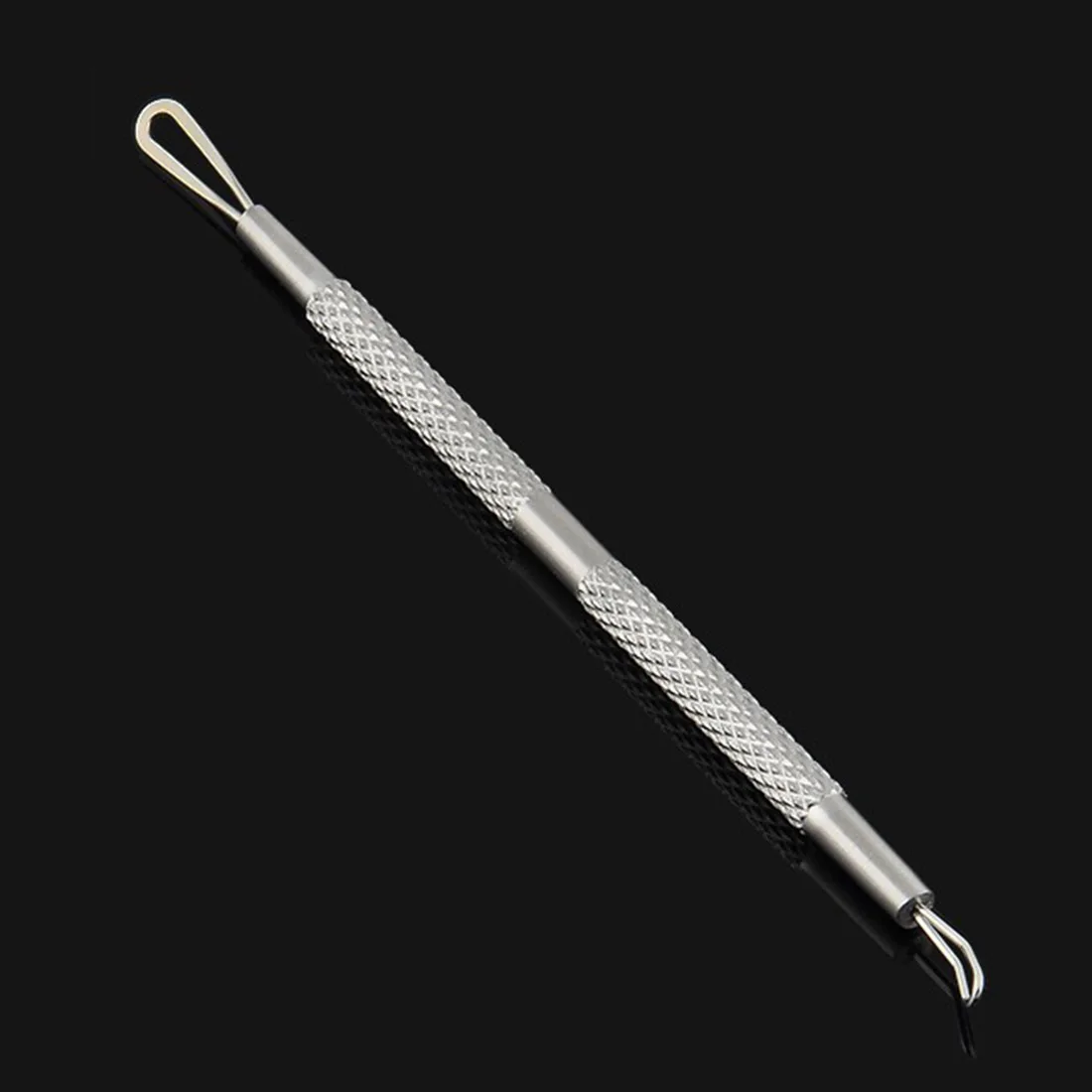 Silver Needle 1PC Dual-head Loop Stainless Steel Antibacteria Acne Removal Blackhead Pimple Remover Comedone Blemish Extractor