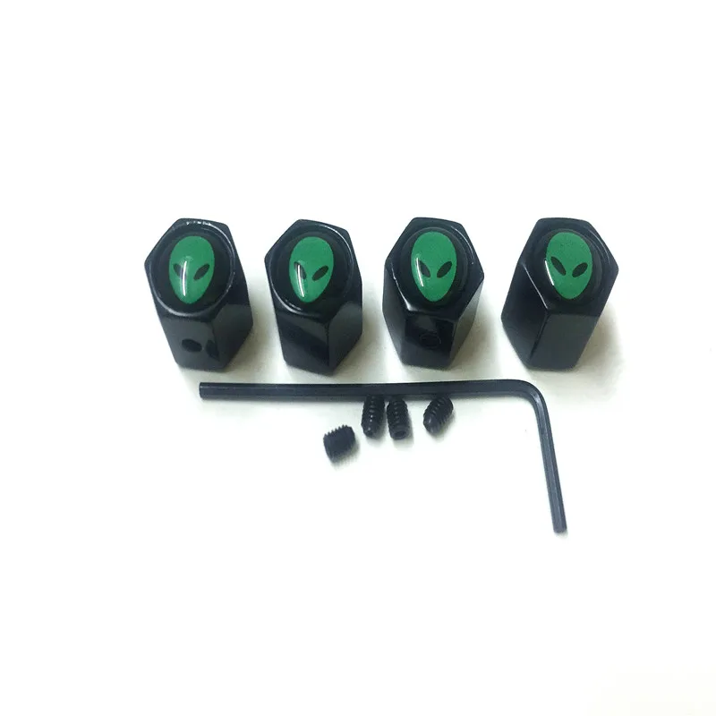 4 шт./лот Авто стиль Противоугонный инопланетянин Логотип колеса автомобиля Шины