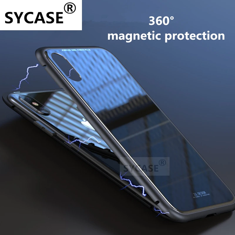 SYCASE Магнето чехол для телефона Samsung Note 8 примечание 9 магнит поглощение оболочки