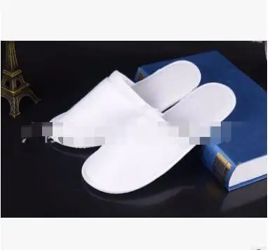 Оптовая продажа 10 пар модные стильные одноразовые тапочки для отелей или спа