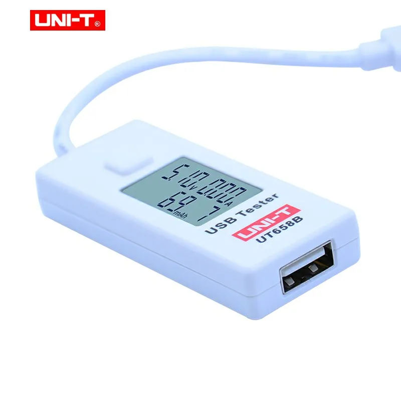 UNI T UT658B USB Тестер Вольтметр Амперметр цифровой ЖК дисплей Напряжение монитор