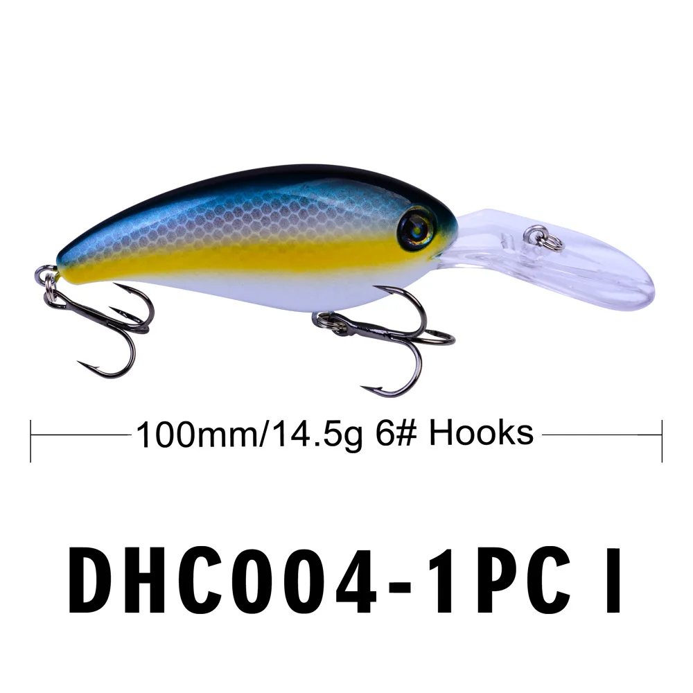I Рыболовные приманки Peche Minnow Shads искусственная приманка воблеры Topwater рыболовные снасти инструменты жесткие приманки Isca Pesca 100 мм 14,5 г - Цвет: I