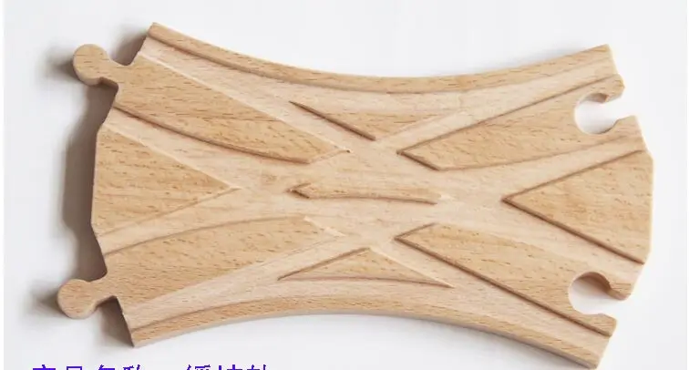 Straight curved rail Специальный трек деревянный поезд треки подходит для brio деревянная игрушка магнитные поезда мальчик/Дети Игрушка Рождественский подарок - Цвет: Straight curved rail