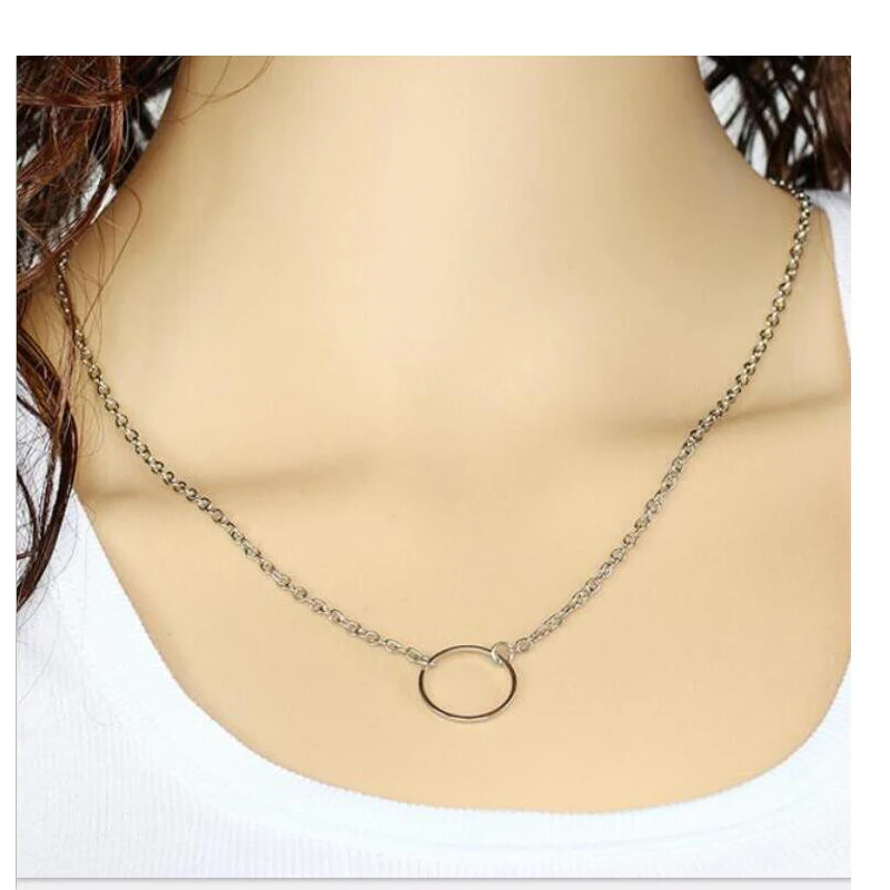 YOUREM Круглый Круг Геометрические Чокеры ожерелья для женщин ювелирные изделия