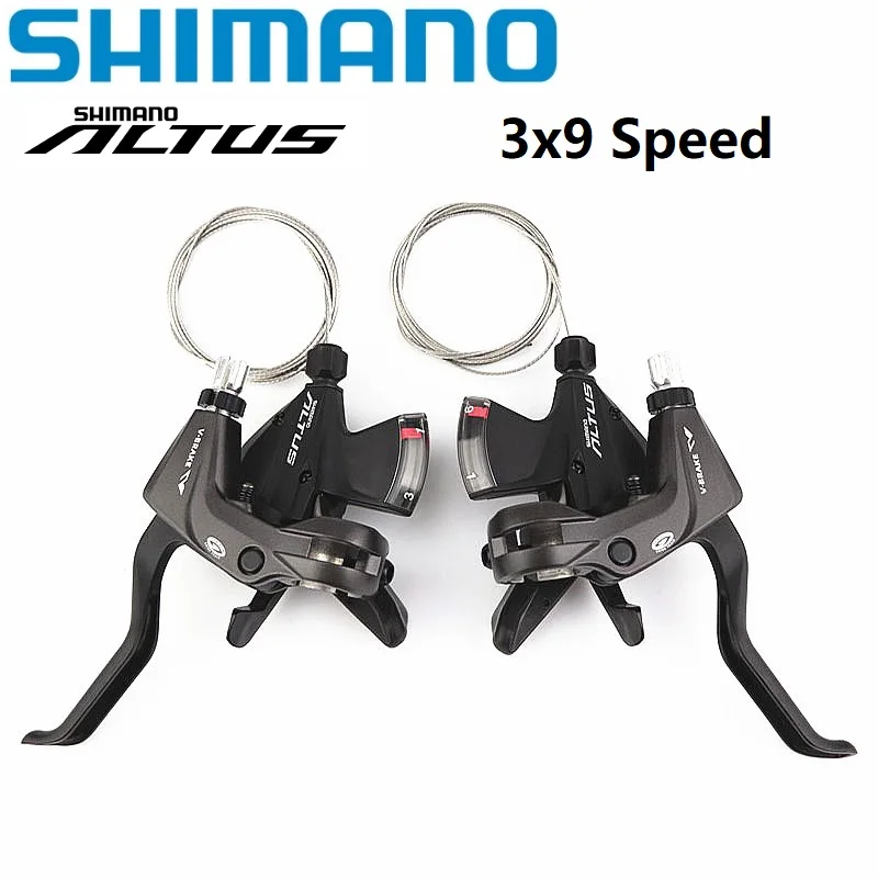 1 пара SHIMANO в ЛЭП ST M370 сиамские Переключатель скоростей переключения и тормозной