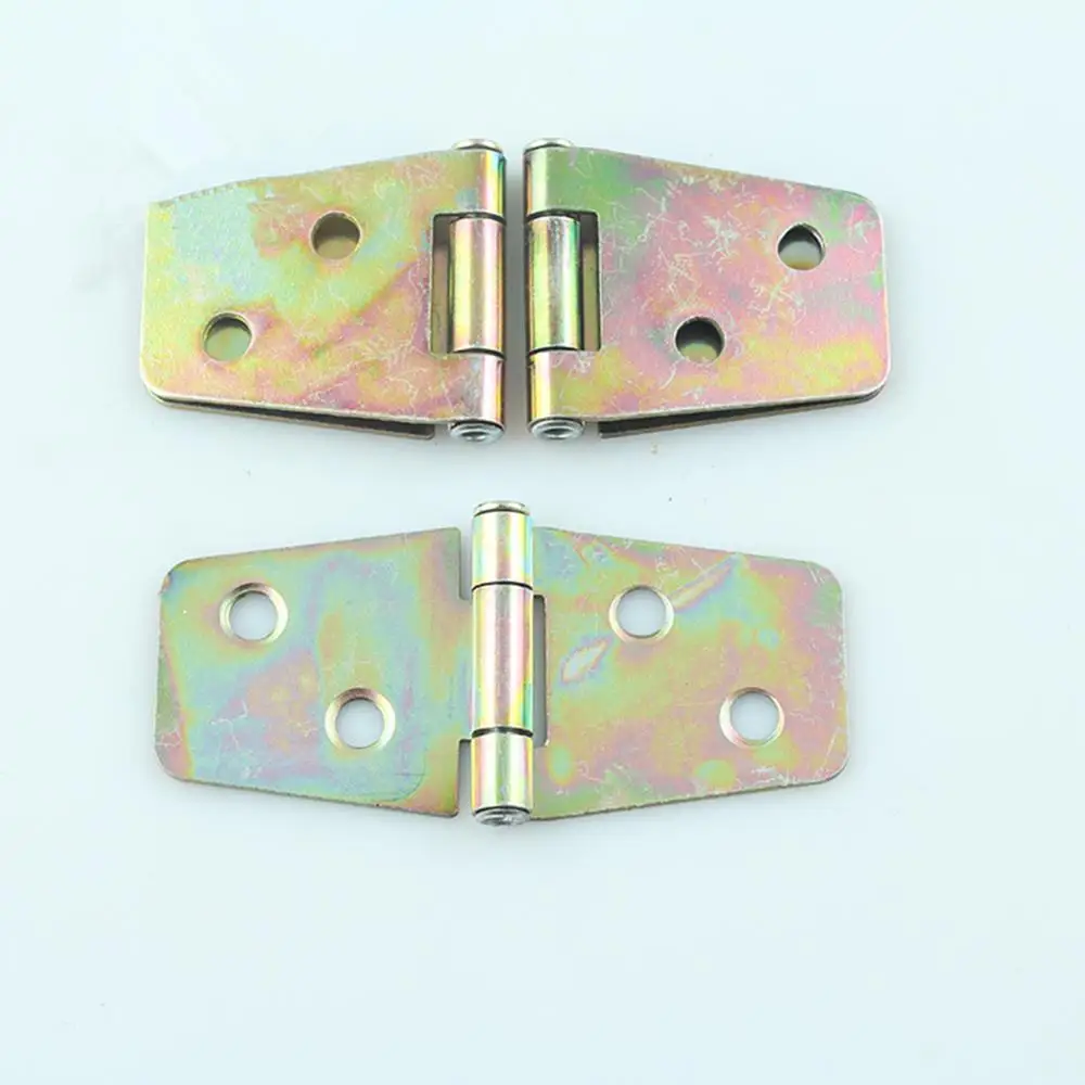 10PCS1 дюймовый заслонки оцинкованные петли Расширенный цвет цинк белый небольшой