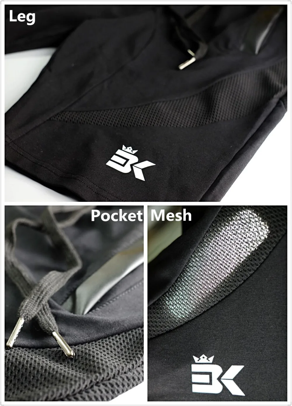 БКЗ мужские быстросохнущая Mesh Gym Shorts тренировки спортивные шорты Карманы