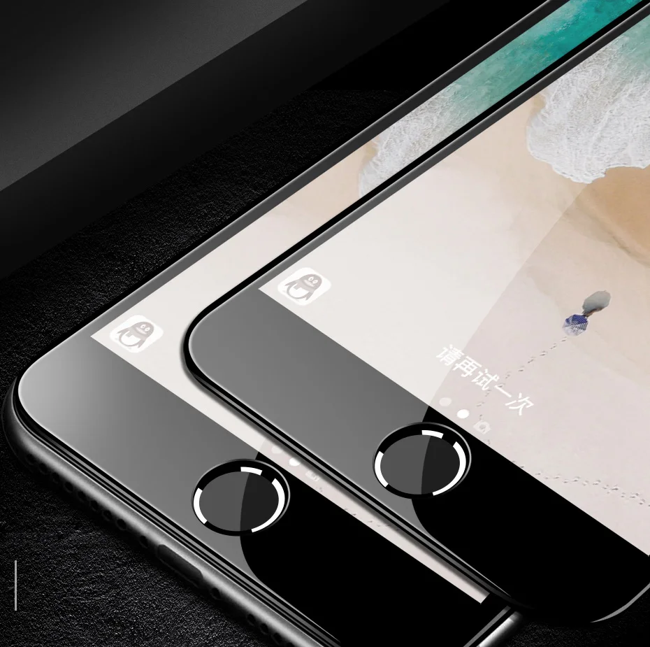 H& A полное покрытие 6D Edge закаленное стекло для iPhone X 7 8 6 6s Plus Защита экрана для iPhone 10 6 6s 7Plus защитная пленка