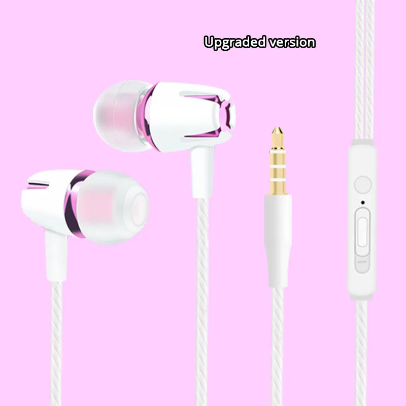 White rose-up Проводная гарнитура наушники для телефона наушники с микрофоном Fone де Ouvido Kulaklik auriculares con кабель для iphone наушники для хiaomi - Цвет: White rose-up