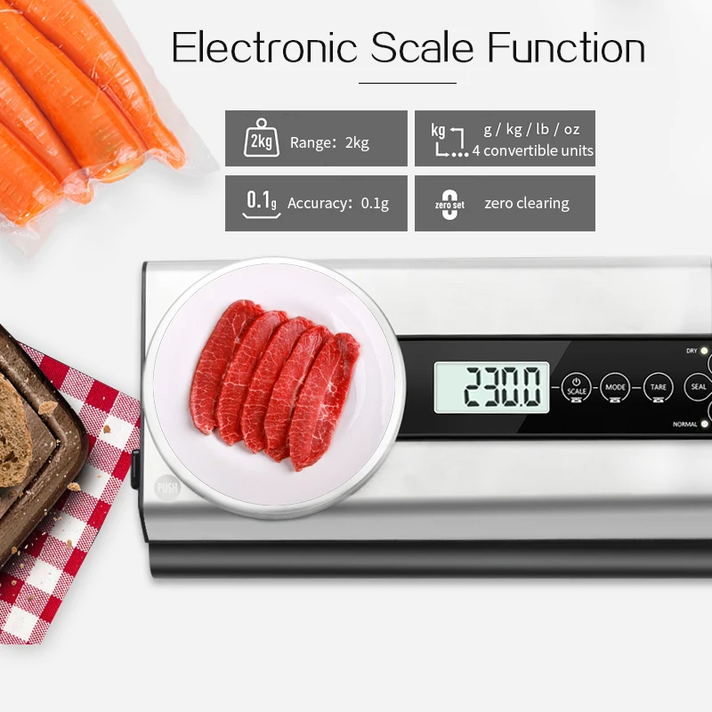 TINTON LIFE вакуумная пищевая упаковочная машина с электронными шкалами вакуумная упаковочная машина Machinepacks для вакуумный упаковщик
