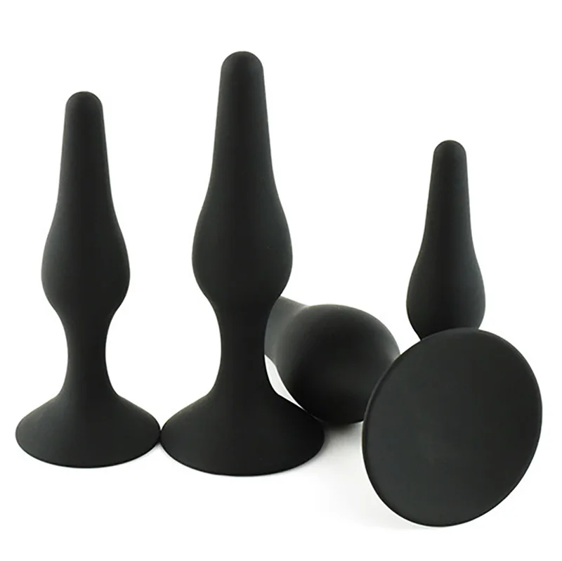 GaGu 4 шт./компл. мягкий силиконовый анальный фаллоимитатор Анальная пробка