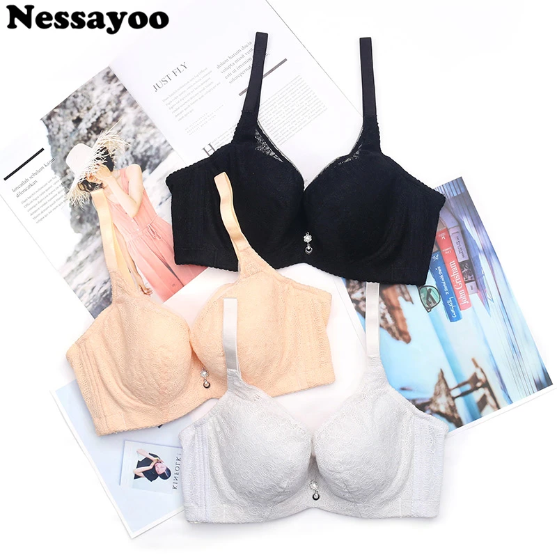 Женское сексуальное нижнее белье с вышивкой кружевной бюстгальтер на косточках