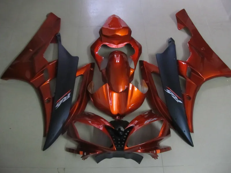 Инжекционный набор обтекателей для YZFR6 06 07 YZF R6 2006 2007 YZF600 ABS новый красный черный