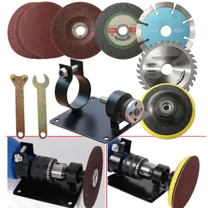 Подставка-держатель для электрической дрели, для резки, полировки, шлифования, машинного кронштейна, стержня с гаечным ключом полированные прокладки дюйма, 1 комплект