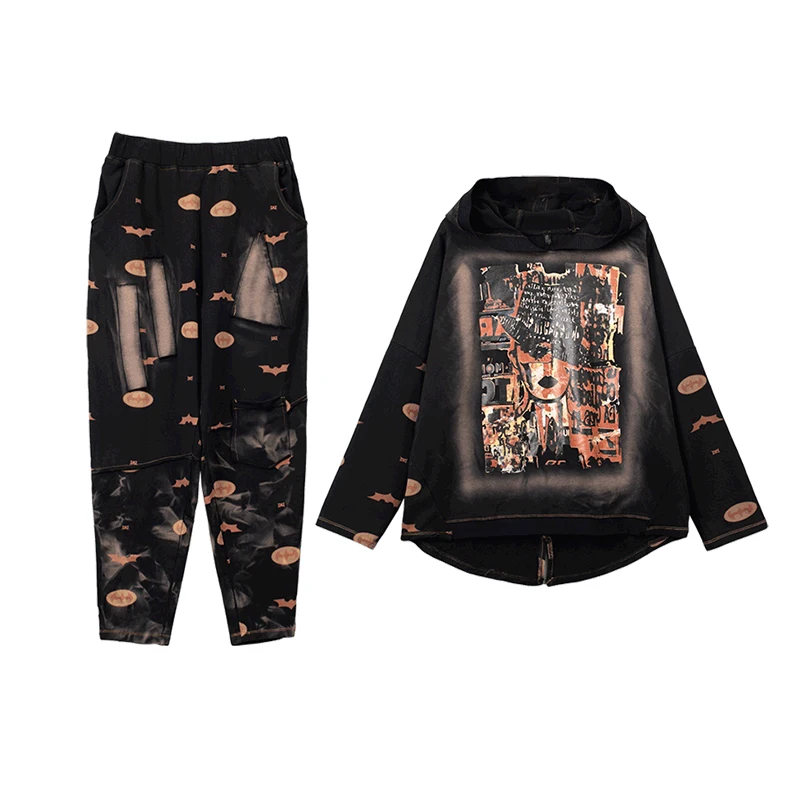 Женская спортивная одежда в Корейском стиле комплект из двух предметов