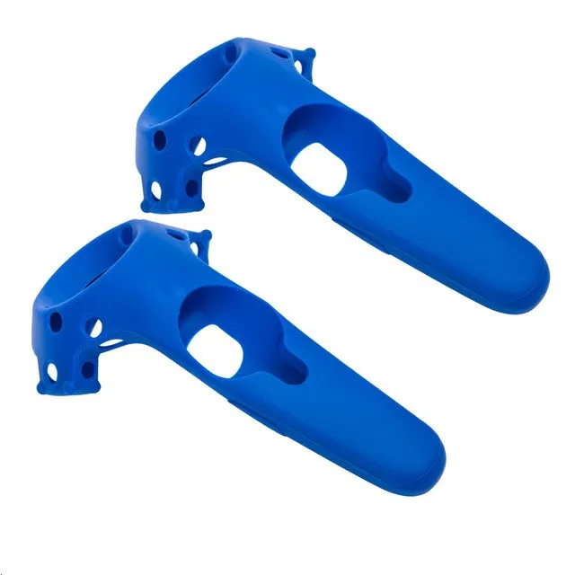Controller Case Blue Силиконовый чехол для ручки контроллера, защитный чехол для htc Vive VR, противоскользящий противоударный корпус для htc Vive, гарнитура VR, доступ к играм - Цвет: Controller Case Blue