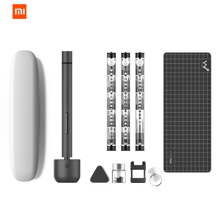XIAOMI Mijia Wowstick 1F+ 64 в 1 Электрический винт Mi driver Беспроводная литий-ионная Зарядка светодиодный шуруповерт - Цвет: 1f plus