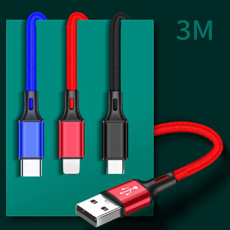 Micro USB кабель для быстрой зарядки Samsung S7 Xiaomi Redmi Mi 8 Note 5 Pro 6A Type C зарядное устройство