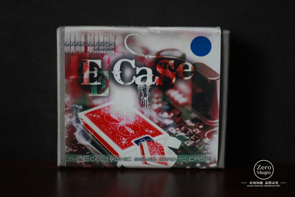 E Case (DVD + Gimmick) Электронная подписанная карта на чехол от Марка Мейсона волшебные