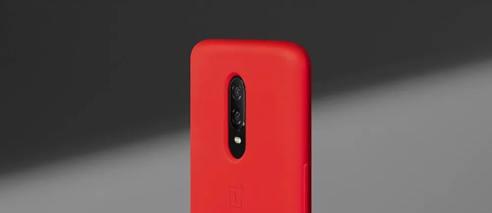 Официальный силиконовый защитный чехол для OnePlus 6 T красный Оригинальный One Plus + PC |