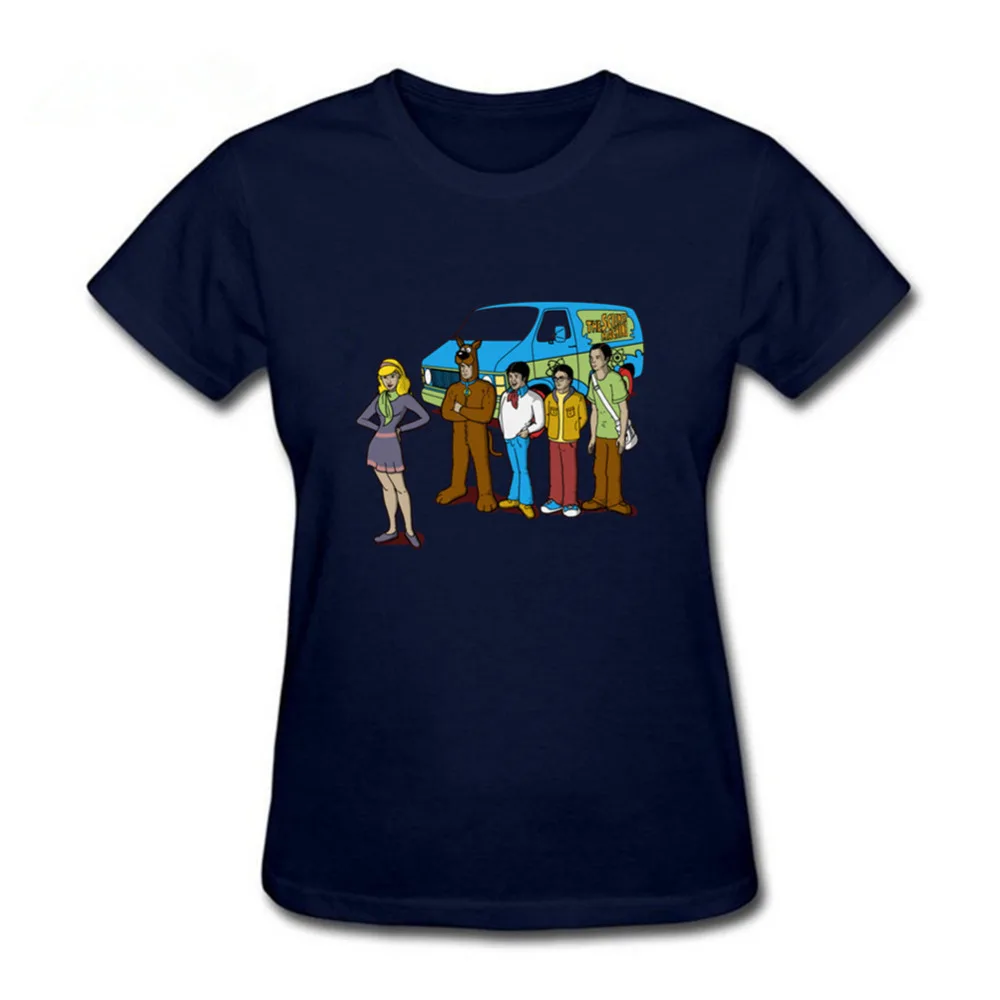 Женская футболка The Science Machine Big Bang Theory 100% хлопковые рубашки с коротким рукавом