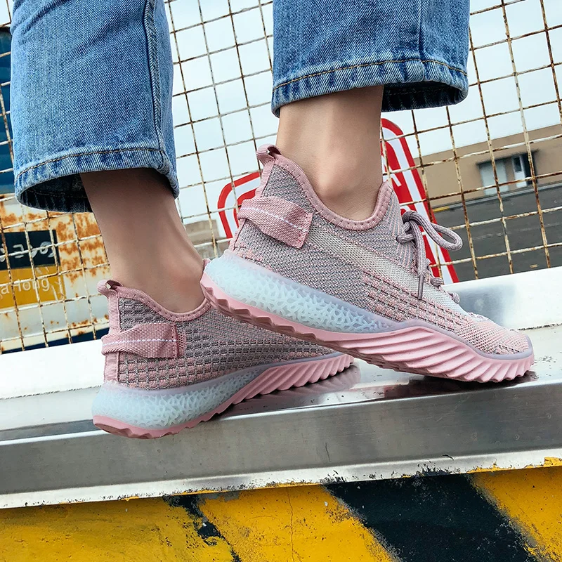 Бесплатная доставка новинка 2019 теннисная обувь Женская дышащая спортивная