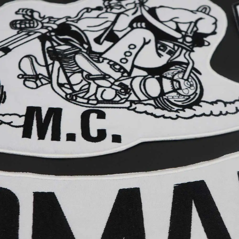 MONGOLS NOMAD patch Embroidered punk biker Patches Clothes Stickers Apparel Accessories Badge