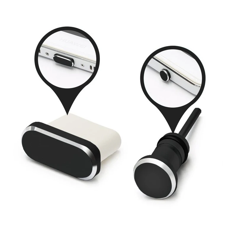 10 комплектов Alu mi nium type-C пылезащитный Разъем type C Jack телефон USB-C зарядное устройство Порт для Xiaomi mi A1 5X huawei P10 P20 P30 samsung S8 S9 S10
