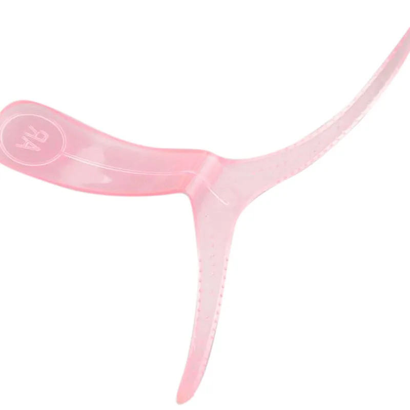 1 шт. пластиковая молочница портативная карта для формирования бровей артефакт