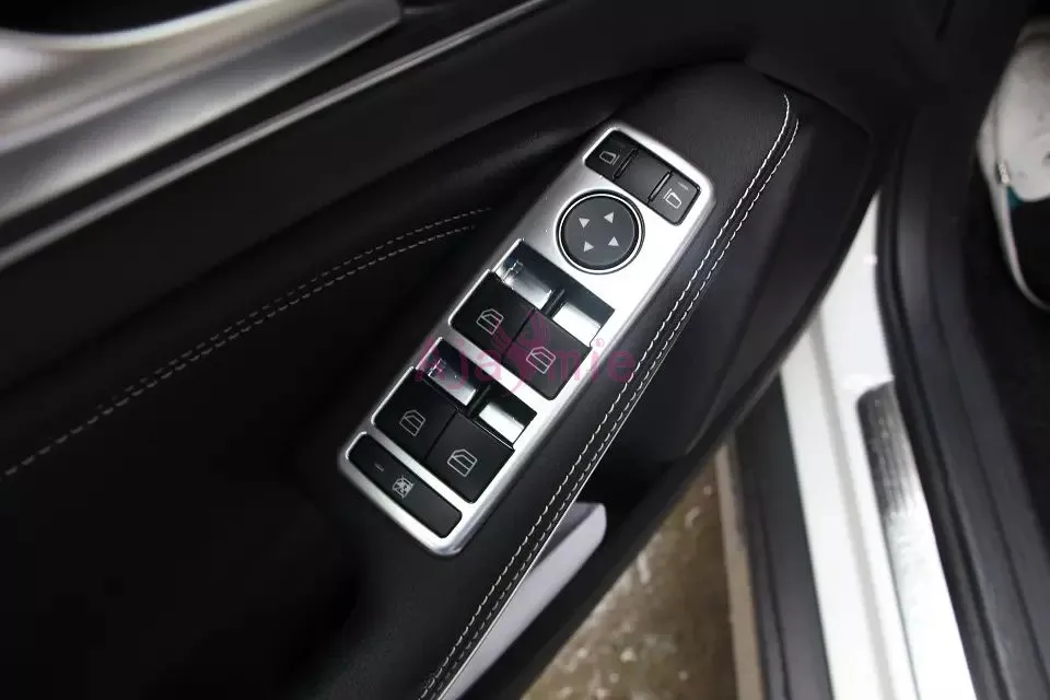 Хромированная крышка переключателя стекла автомобиля для Mercedes Benz A W176 B W246 C W204 E W212